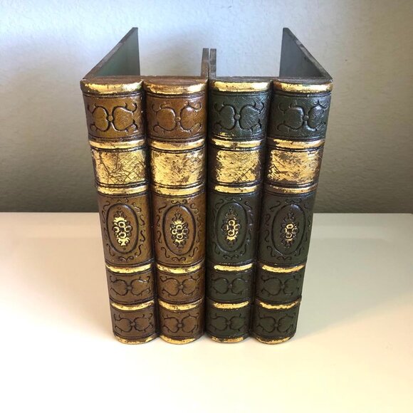 NWT ALEXANDRA'S ACCENTS Decorative Antique Books Desk Files Magazine Holder - Picture 8 of 12